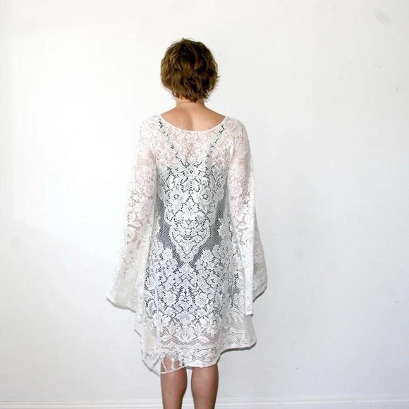 ๐ฎ White witchy lace dress by Rusty Cuts (now Rose Cut Clothing ) ๐ฎ - Picture 5 of 9